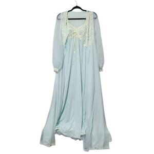 Vintage Olga Nightgown with Robe Set